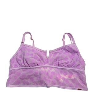 Victoria’s Secret Y2K Twee Violet Floral Lace Bralette Victorian Spring Dainty